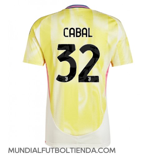 Camiseta Juventus Juan Cabal #32 Segunda Equipación Replica 2024-25 mangas cortas